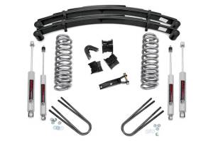 Rough Country - 535.20 | 4 Inch Ford Suspension Lift Kit w/ Premium N3 Shocks