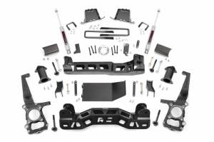 Rough Country - 59830 | 6 Inch Ford Suspension Lift Kit w/ Strut Spacer, Premium N3 Shocks