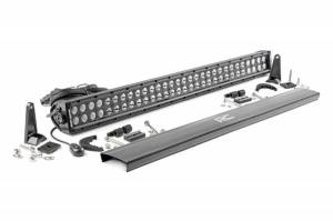 Rough Country - 70930BL | 30-inch Cree LED Light Bar - (Dual Row | Black Series)
