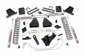 Rough Country - 564.20 | 6 Inch Ford Suspension Lift Kit w/ Premium N3 Shocks (Diesel Engine, With Overloads)