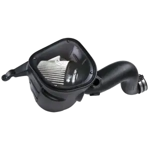 S&B Filters - 75-5093D | S&B Filters Cold Air Intake (2007-2009 Ram 2500, 3500 6.7L Cummins) Dry Extendable White
