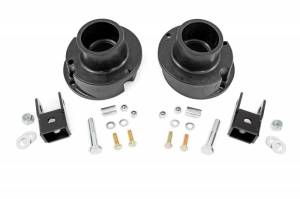 Rough Country - 377 | Rough Country 2.5 Inch Leveling Kit With Coil Spacers For Ram 2500 / 3500 4WD | 2013-2023 | No Shocks