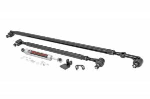 Rough Country - 10613 | HD Steering Kit | Stabilizer Combo | Jeep Cherokee XJ/Wrangler TJ