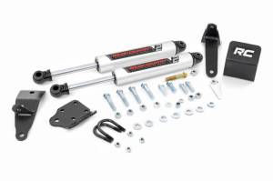 Rough Country - 8749570 | V2 Monotube Steering Stabilizer | Dual | Ram 2500 (10-13)/3500 (10-12) 4WD