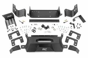 Rough Country - 51065 | Rough Country Hidden Winch Mount Ford Bronco 4WD | 2021-2023 | Winch Mount Only