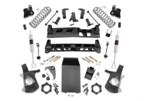 Rough Country - 27940 | Rough Country 6 Inch Lift Kit Non Torsion Drop For Chevrolet Avalanche 1500 (2002-2006) / Suburban 1500 (2000-2006) | M1 Shocks