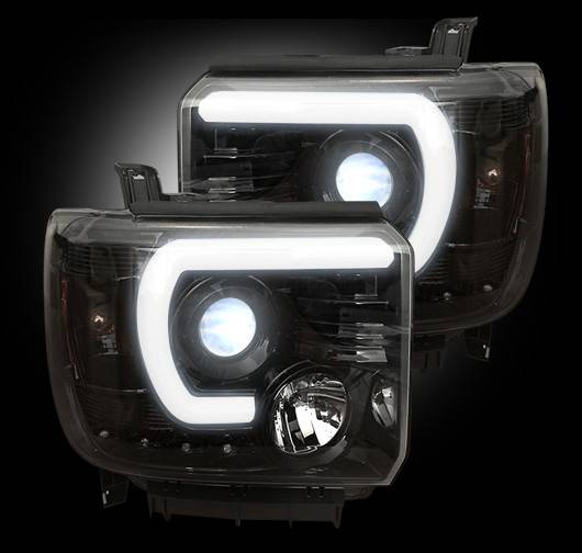 264295BKC | Projector Headlights | Smoked/Black