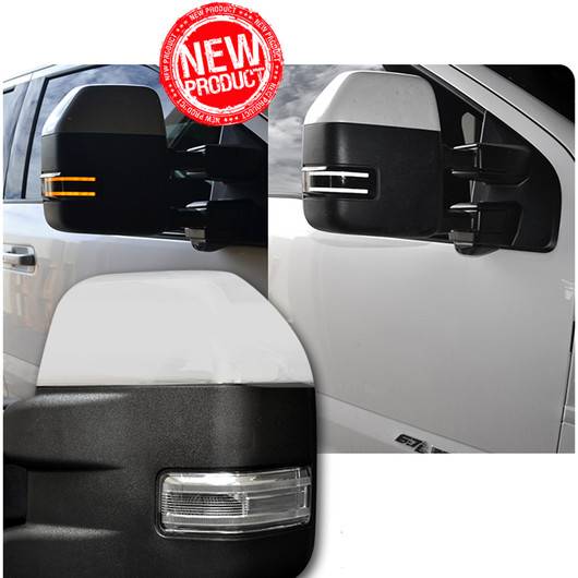 264245AMBK | Side Mirror Lights | Smoked Lens with Amber LED