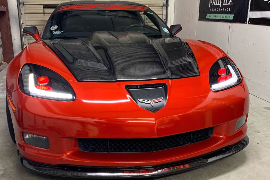thumbnail image 2 of CG Designs Chevy C6 Black Projector Headlights W/ LED DRL & Sequential Turn Signals For 05-13 Corvette 2 of 6