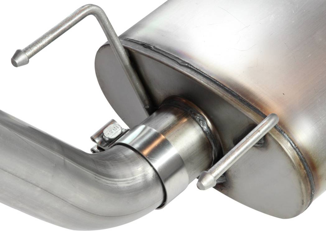 Stainless Steel Rear Muffler For 2005-2012 Toyota Tacoma 4.0L – Direct Fit W/ Clamp