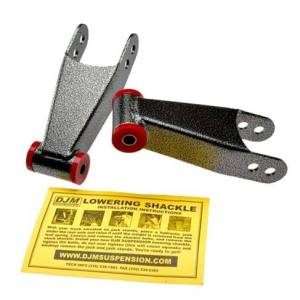 DJM Suspension - SH1014-2 | DJM Suspension 2 Inch Rear Lowering Shackles (1973-1996 F150 Pickup 2WD)