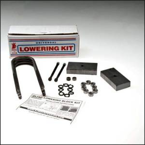 DJM Suspension - SB2397-1 | DJM Suspension 1 Inch Rear Block & U Bolt Kit (1997-2004 Dakota 2WD)