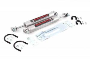 Rough Country - 8735630 | N3
 Steering Stabilizer | Dual | GMC C15/K15 Truck (69-87)/Half-Ton Suburban
 (73-91)