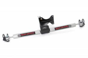 Rough Country - 8749130 | N3 Steering Stabilizer | Dual | 2-8 Inch Lift | Ford Super Duty 4WD (2005-2022)