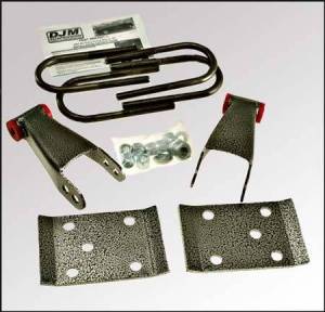 DJM Suspension - RK2507-3 | DJM Suspension 3 Inch Rear Lowering Kit (2007-2018 Silverado, Sierra 1500 2WD/4WD)