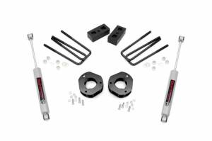 Rough Country - 26830 | 3.5 Inch GM Suspension Lift Kit w/ Strut Spacers, Premium N3 Shocks