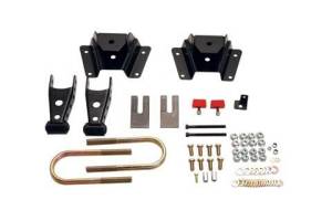 Belltech - 6419 | 4" Drop Leaf Spring Shackle & Hanger Kit (Front Hanger/Rear Shackle)