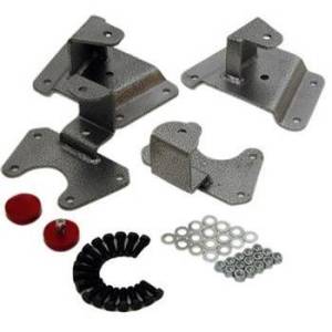 DJM Suspension - HS2397-5 | DJM Suspension 5 Inch Rear Hanger & Shackle Kit (1997-2004 Dakota 2WD)