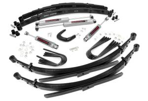 Rough Country - 245.20 | 4 Inch GM Suspension Lift Kit w/ Premium N3 Shocks (52 Inch Rear Springs)