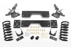 McGaughys Suspension Parts - 33138 | McGaughys 4 Inch Front / 6 Inch Rear Lowering Kit 1988-1998 GM 1500 Truck LD 2WD