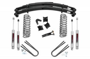 Rough Country - 500-77-79.20 | 4 Inch Ford Suspension Lift Kit w/ Premium N3 Shocks