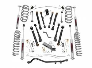 Rough Country - 66130 | 4 Inch Jeep X Series Suspension Lift Kit w/ Premium N3 Shocks