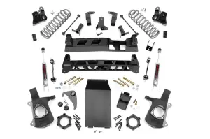 Rough Country - 28020 | Rough Country 6 Inch Lift Kit Non Torsion Drop For Cadillac Escalade / Chevrolet Tahoe / GMC Yukon 2WD/4WD | 2000-2006 | Premium N3 Shocks
