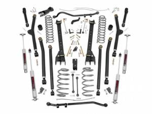 Rough Country - 66330 | 4 Inch Jeep Long Arm Suspension Lift Kit w/ Premium N3 Shocks