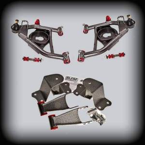 DJM Suspension - DJM2555-34 | DJM Suspension 3 Inch Front / 4 Inch Rear Lowering Kit for 1988-1998 C1500 Pickup 2WD (Shocks Included)