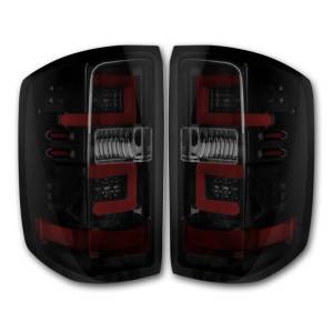 Recon Truck Accessories - 264238BK | OLED Tail Lights – Smoked Lens