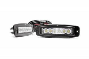 Rough Country - 70916 | 6-inch Flush Mount LED Light Bars (Pair)