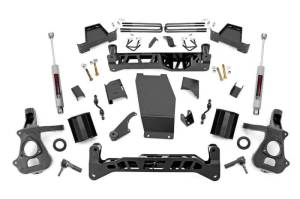 Rough Country - 17431 | 7 Inch GM Suspension Lift Kit w/ Strut Spacers, Premium N3 Shocks