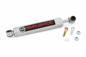 Rough Country - 8736830 | N3
  Steering Stabilizer | Diesel | Nissan Titan XD 2WD/4WD (16-21)