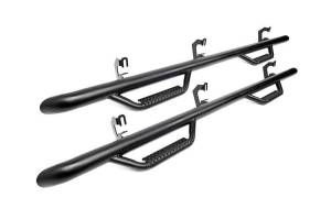 Rough Country - RCF17100CC | Rough Country Wheel to Wheel Nerf Steps (2017-2022 F-250/350 Crew Cab | 6' 7" Bed)