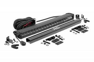 Rough Country - 70720BL | 20-inch Cree LED Light Bar - (Single Row | Black Series)