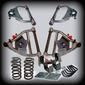 DJM Suspension - DJM2456-55+LTD | DJM Suspension 5 Inch Front / 5 Inch Rear Lowering Kit (1973-1987 C10 Pickup 2WD)