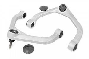 Rough Country - 31201 | Rough Country Forged Aluminum Upper Control Arms For Ram 1500 (2012-2018) / 1500 Classic (2019-2023) | 3 Inch Lift, Aluminum