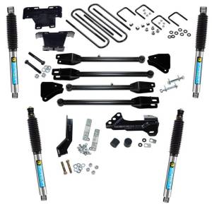 SuperLift - K166B | Superlift 4 Inch 4-Link  Suspension Lift Kit With Bilstein Shocks (2017-2022 F250, F350 Super Duty 4WD | Diesel)