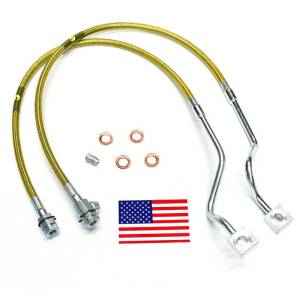 SuperLift - 91510 | Superlift Bullet Proof Front Brake Hose (1999-2004 F250, F350 with 4-8" Lift)