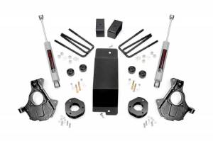 Rough Country - 11930 | 3.5 Inch GM Suspension Lift Kit w/ Strut Spacers, Premium N3 Shocks