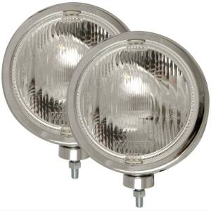 Anzo USA - 821004 | Anzo USA H3 8 Inch Round Slimline Off Road Lights Chrome (Pair)