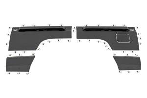 Rough Country - 10579 | Rough Country Rear Body Armour (1997-2001 Cherokee XJ 2WD/4WD)