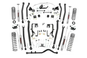 Rough Country - 78530A | 4 Inch Jeep Long Arm Suspension Lift Kit w/ Premium N3 Shocks