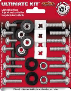 Cruiser Accessories - 81500 | Cruiser Accessories Locking Fasteners, Standard / Metric Kit