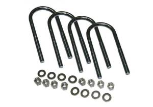 SuperLift - 11724 | Superlift 4 Pack Large Radius U-Bolts With Hardware