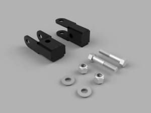 Traxda - 406031 | Traxda Rear Shock Extensions (2007-2018 Silverado, Sierra 1500 4WD)