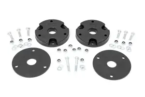 Rough Country - 1323 | Rough Country 2 Inch Upper Strut Spacer Leveling Kit For Chevrolet Silverado / GMC Sierra 1500 2/4WD | 2019-2024