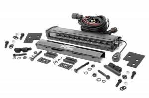 Rough Country - 93014 | Polaris 12-inch LED Bumper Kit | Black Series (19-20 Ranger)