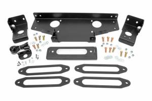 Rough Country - 11004 | GM Hidden Winch Mounting Plate (14-18 Silverado/Sierra 1500 PU)