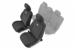 Rough Country - 91030 | Rough Country Seat Covers For Toyota Tacoma 2WD/4WD | 2016-2023 | First Row